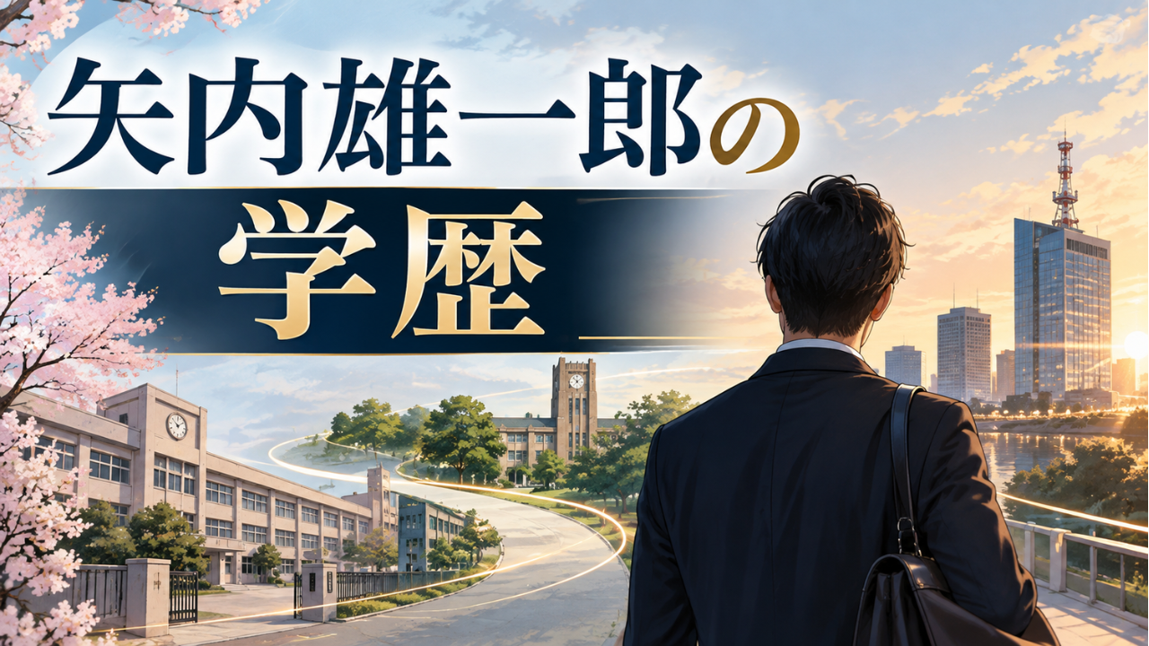 矢内雄一郎アナの学歴 出身中学校・群馬県立中央高校・東京学芸大学からテレビ東京入社まで