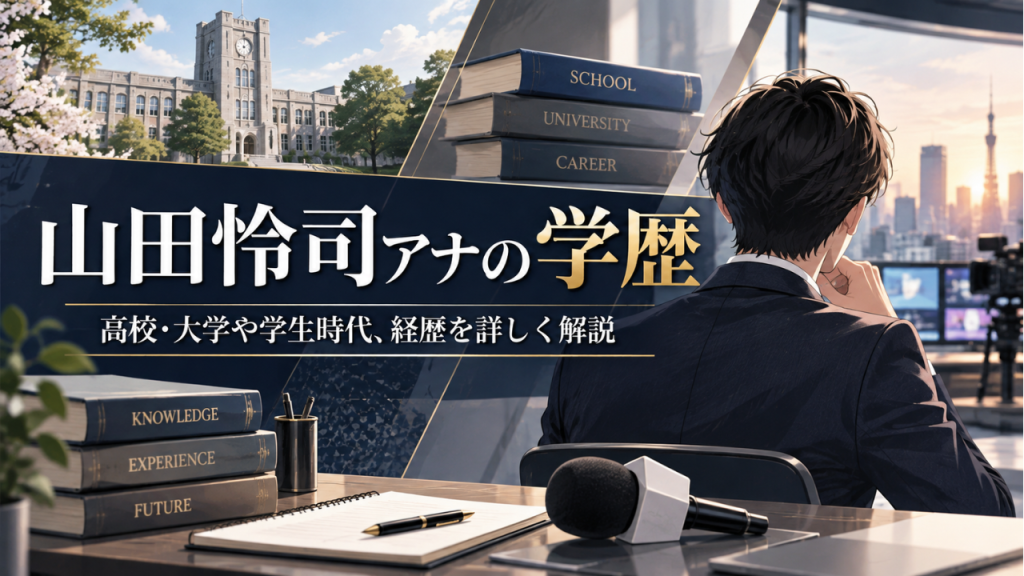 山田怜司アナの学歴 高校・大学はどこ？学生時代のエピソードと経歴、出身地を詳しく解説