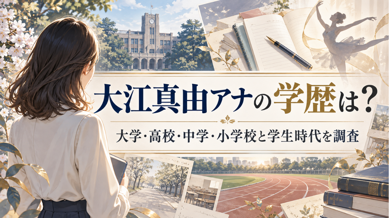 大江真由アナの学歴は?大学・新潟南高校・五泉中学校・五泉東小学校と学生時代を調査
