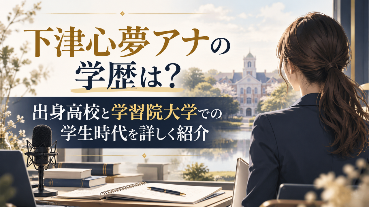 下津心夢アナの学歴は？出身高校は清心女子！学習院大学でのミスコン経験や学生時代も紹介